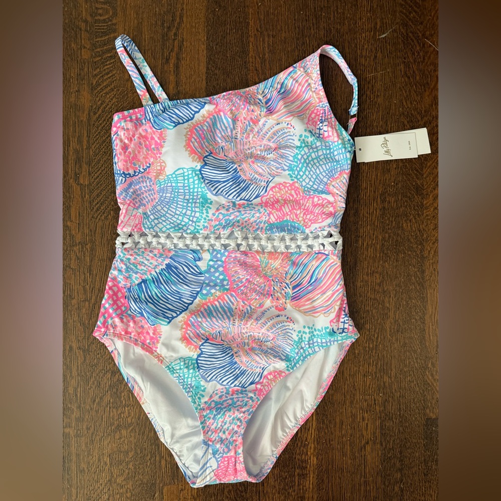 Lilly Pulitzer Tarly one piece swimsuit, NWT, size 12